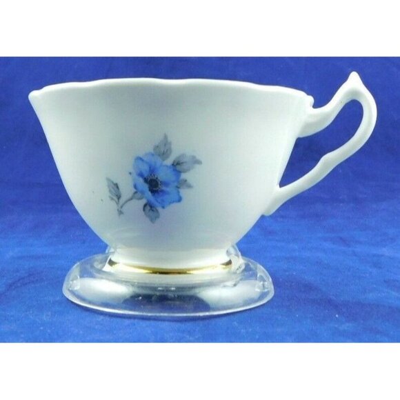 Collingwoods Anemone Blue Tea Cup and Saucer - Picture 4 of 6